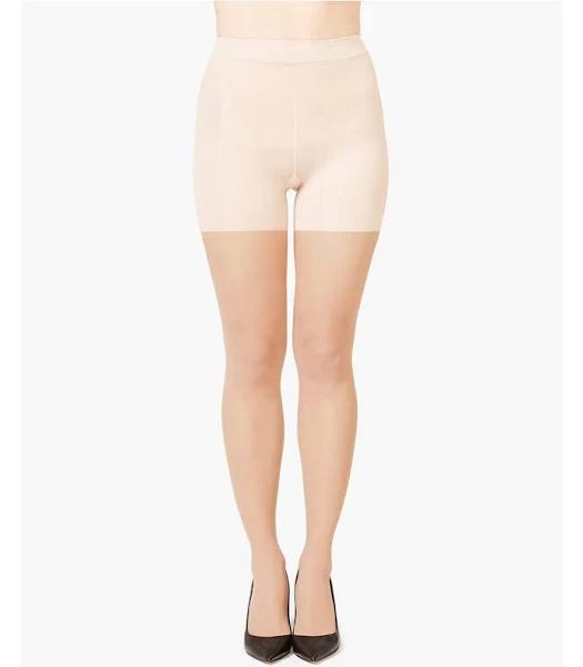 Spanx Women's Firm Believer Sheer Tights - Beige - Size B