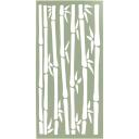 ProtectorAl Protector Aluminium 600 x 900 x 3mm Solid Aluminium Bamboo Decorative Panel Unframed - Pale Eucalypt