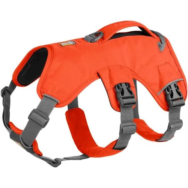 Ruffwear Web Master Dog Harness w/ Handle - Blaze Orange - Medium