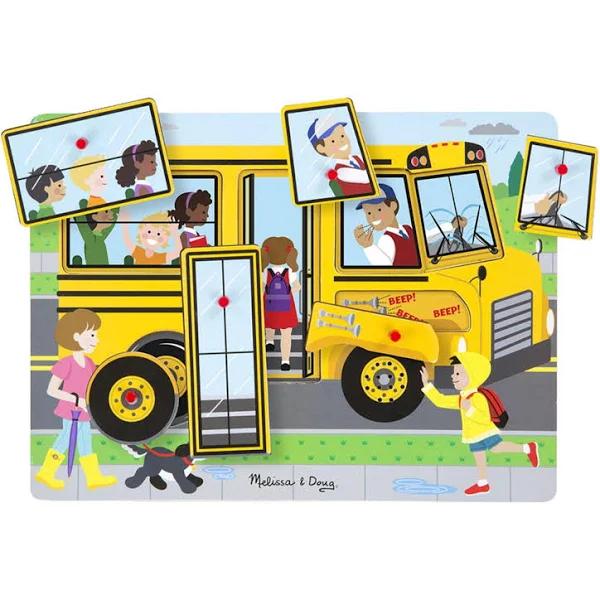 Melissa & Doug - The Wheels On The Bus Sound Puzzle