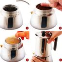 Cup Percolator Stove Top Coffee Maker Moka Espresso Latte Stainless Pot