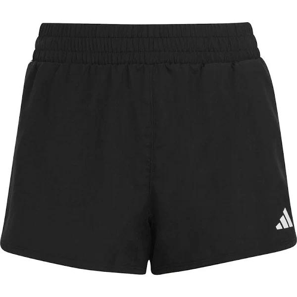 adidas-Essentials Aeroready 3-Stripes Shorts-Kids-Black / White-7-8Y