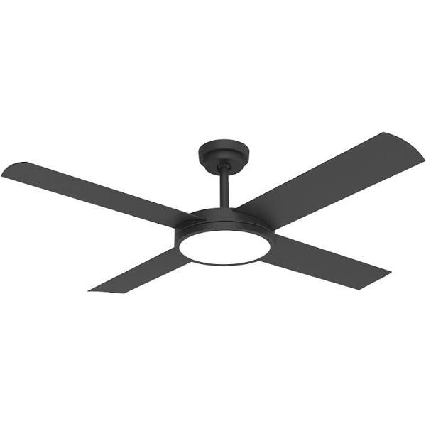 Revolution 3 52" Ceiling Fan Matt Black / with Light