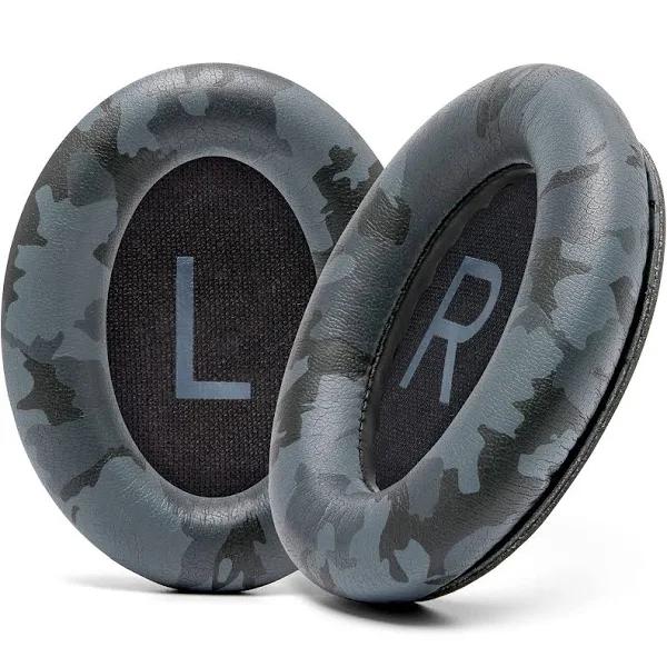 Bose Qc45 Ear Pads by Wicked Cushions, Black Camo