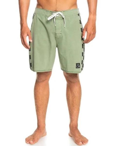 Quiksilver Original Arch Washed 18" Boardshorts in Thyme Olive 33