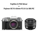 Fujifilm X-T50 - Black Mirrorless Camera with XC 15-45mm Lens