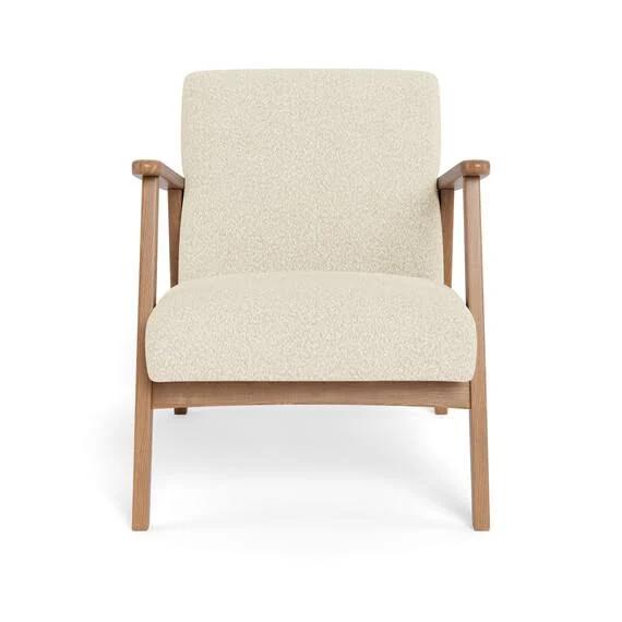 Den Fabric Occasional Armchair Ivory by Freedom