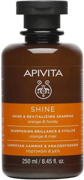 Apivita Shine & Revitalizing Shampoo With Honey & Orange 250ml