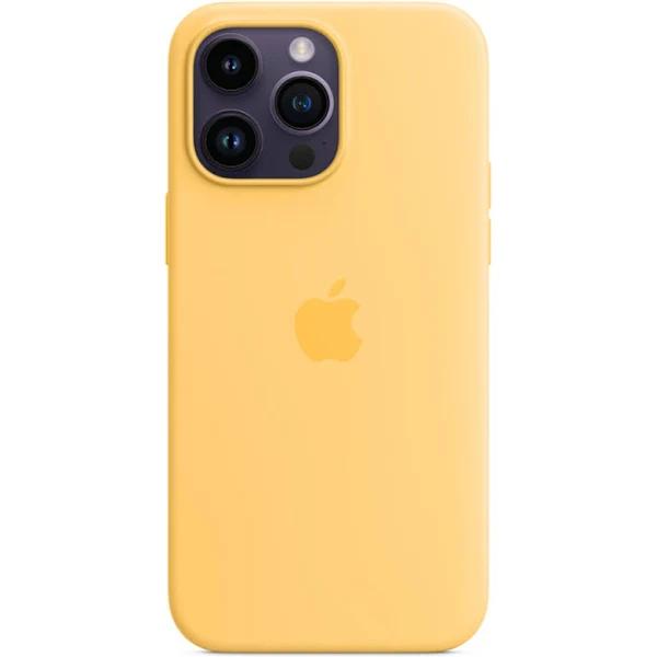 Apple iPhone 14 Pro Silicone Case with MagSafe - Sunglow