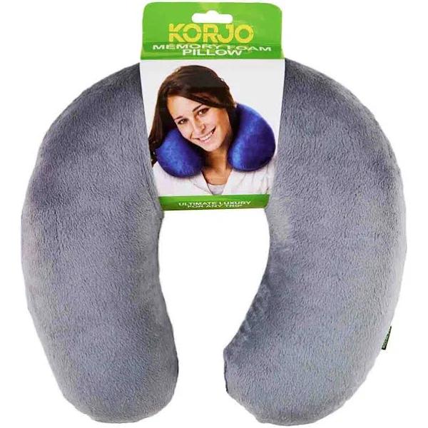 Korjo Memory Foam Pillow - Charcoal