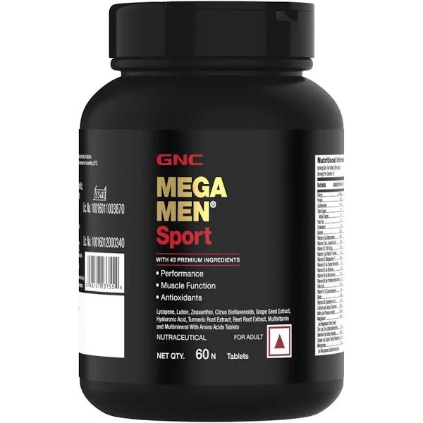 GNC Mega Men Sport Multivitamin, 60 Tablets