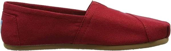 TOMS Alpargatas Red Womens Plimsolls