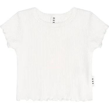 Huxbaby - almond Milk Rib Tee - HB2040S24 1