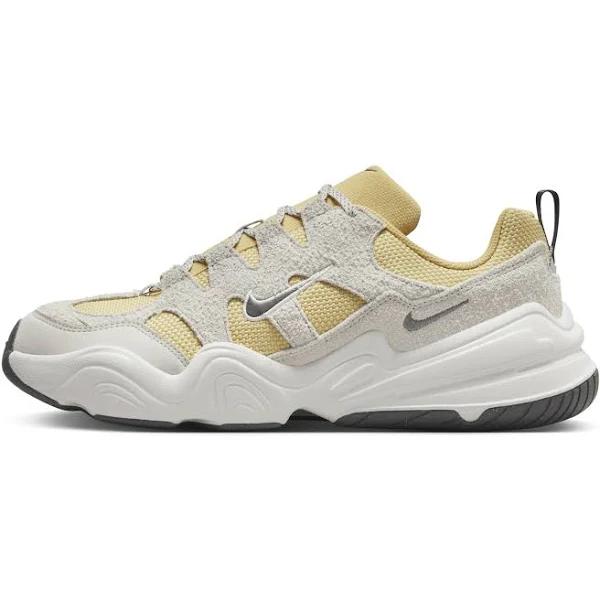 Nike Yellow Gray Tech Hera Sneakers Men Golden