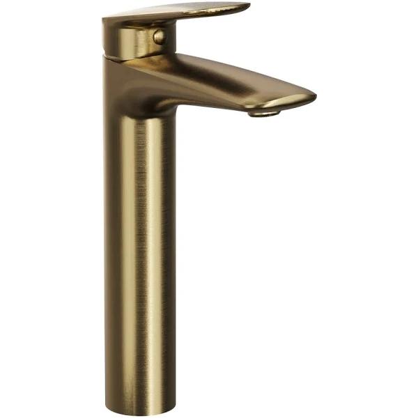 Linsol Tall Basin Mixer - Brushed Brass