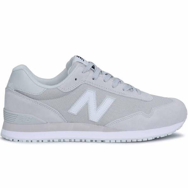 New Balance Mens 515 Slip Resistant Comfortable Leather Work Shoes - Grey - 12 US