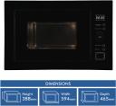 Inalto MC25BF 25L Convection Built-in Microwave Oven