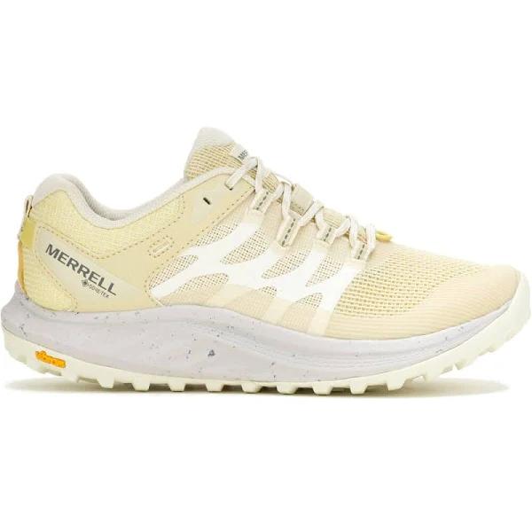 Merrell Antora 3 GORE-TEX Light Beige Women's Trail Running Shoes - 36