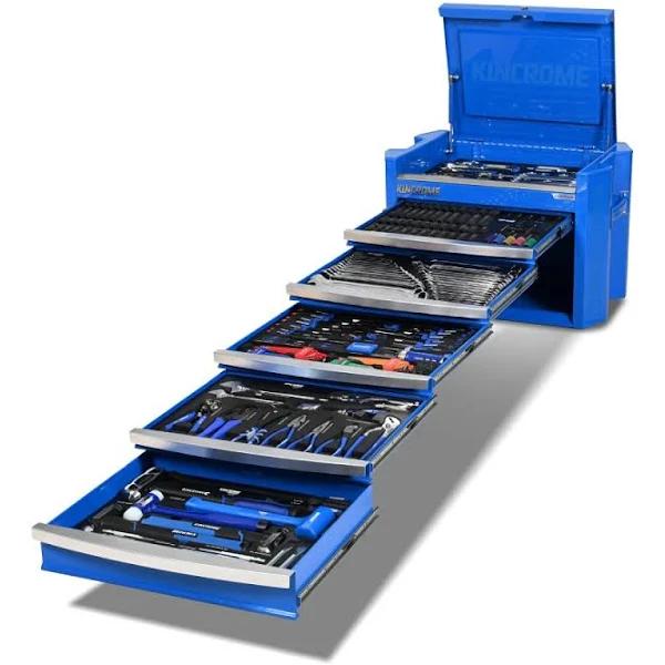 Kincrome K1944 337 Piece 29" 5 Drawer Blue Contour Chest Tool Kit | Tools Warehouse