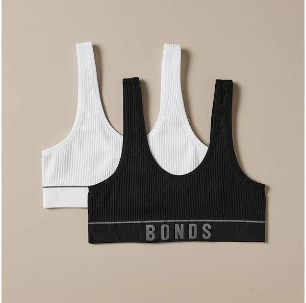 Bonds 2 Pack Rib Tank Crops | Size 12-14