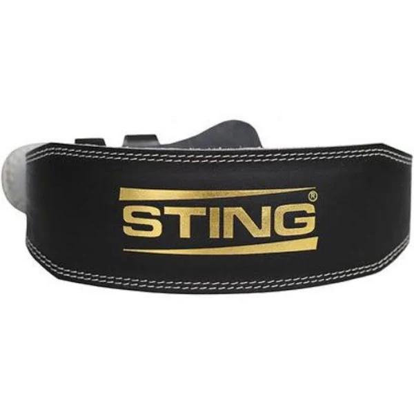 Sting Eco Leather Lifting Belt 4inch Black / L