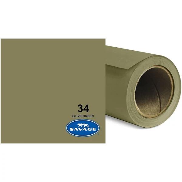 Savage Widetone Olive Green Background Paper