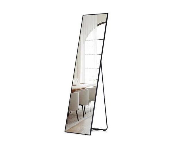 Full Length Free Standing Mirror Wall Vanity Floor Hanging Hallway Bedroom With Folding Detachable Stand