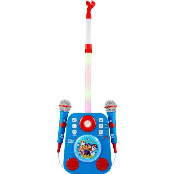 Paw Patrol Dual Microphone Auxiliary Karaoke Machine with Mic Stand