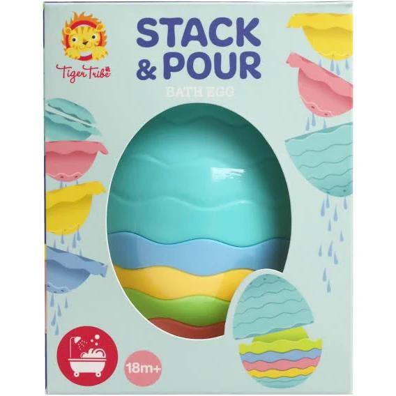 Tiger Tribe - Stack and Pour - Bath Egg