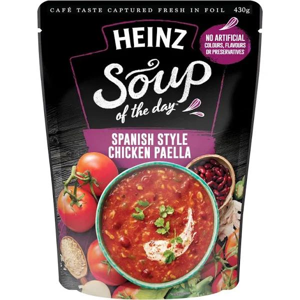 Heinz Soup of The Day Spanish Style Chicken Paella Soup Pouch 430g