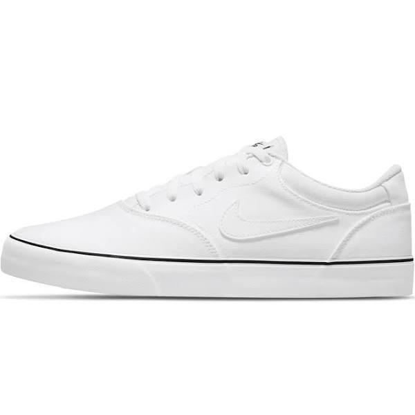 Nike SB Chron 2 Canvas Shoes - White/White/White