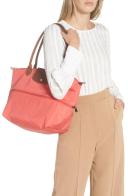 Longchamp Le Pliage Expandable Tote in Pomegranate