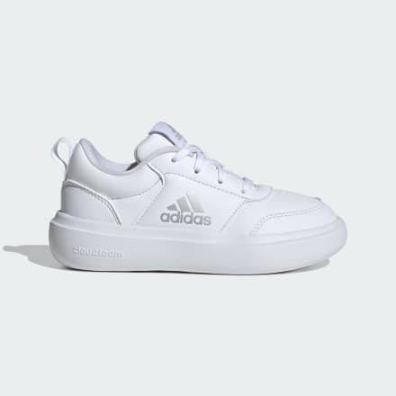 Adidas Park St Shoes Kids White / Silver Metallic / White 3 - Kids Tennis Trainers