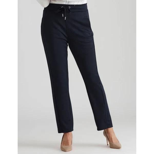 Millers Tapered Leg Joggers with Tie Front Pants - Womens - Navy Size Medium - AfterPay & zipPay Available