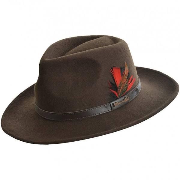 Thomas Cook Original Crushable Hat Dark Brown / 58