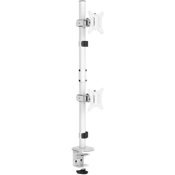 Desky Eco Vertical Monitor Mount White