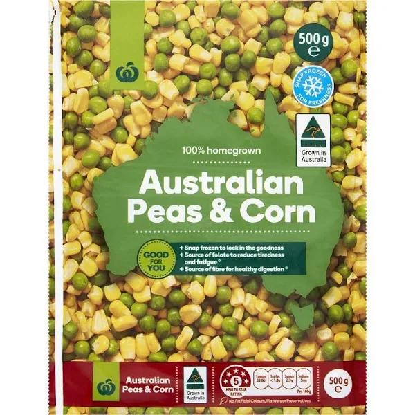 Woolworths Australian Peas & Corn