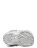 Crocs Toddler Classic Glitter Clog; Silver Glitter, C9