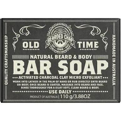 The Bearded Chap - Activated Charcoal & Clay Beard & Body Bar Soap