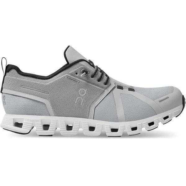 on Running Women's Cloud 5 Waterproof Glacier/White / 5.5