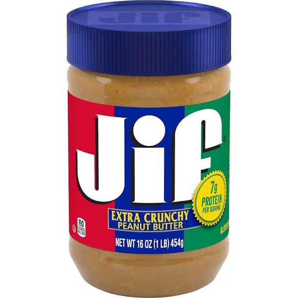 Jif Crunchy Peanut Butter, 16 oz