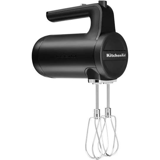 KitchenAid Cordless 7-Speed Hand Mixer with Turbo Beaters Black Matte