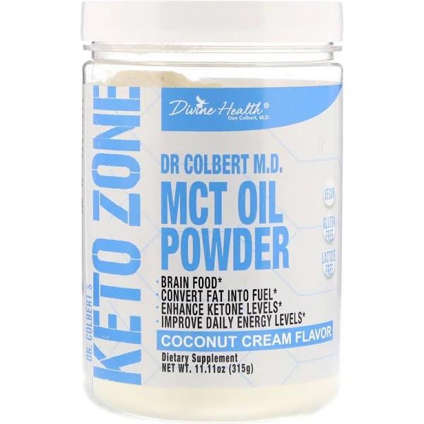 Dr. Colbert's Keto Zone MCT Oil Powder Coconut Cream - 11.11 oz.