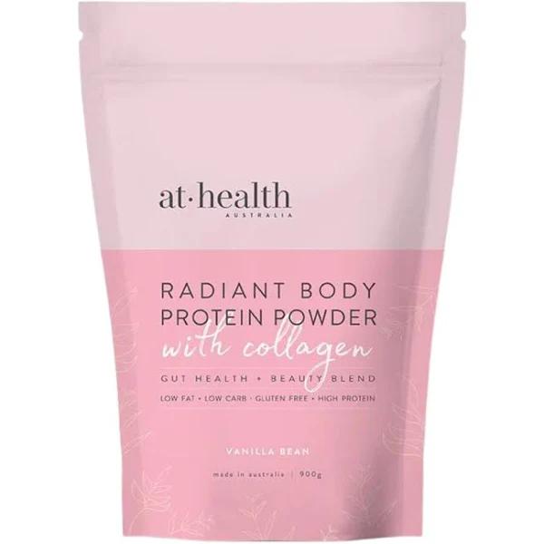 at Health Australia Radiant Body Protein with Collagen Vanilla 900g