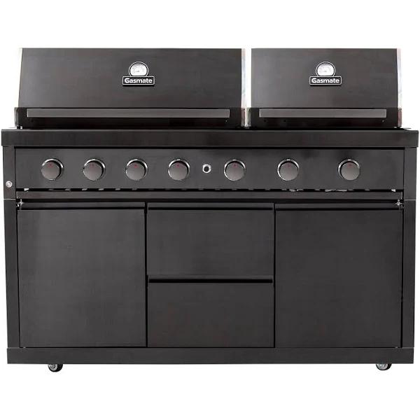 Gasmate Nova Graphite 6 Burner Twin Hood BBQ - BQ2092