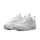 Nike Women's Air Max 90 Futura White/White - Size 5