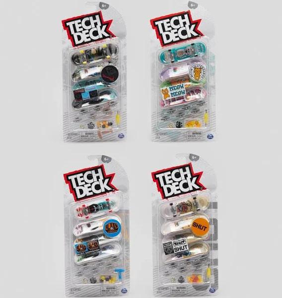 Tech Deck 4 Pack in Assorted