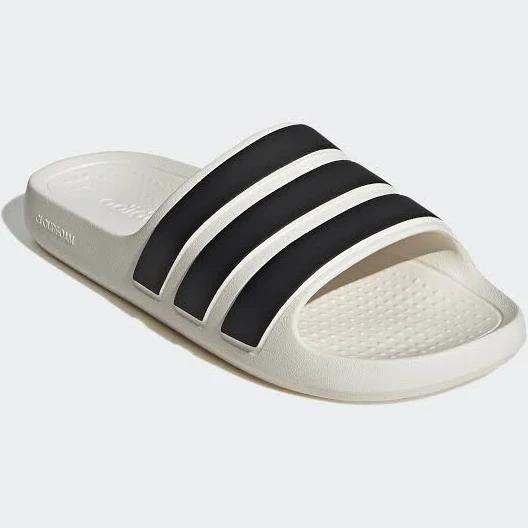 adidas-Adilette Flow Slides-Unisex-Off White / Core Black / Off White-9