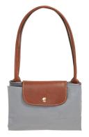 Longchamp Le Pliage Large Nylon Tote Shoulder Bag ~NWT~ Grey