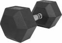 Gorilla Sports Premium Rubber Hex Dumbbell 22.5kg